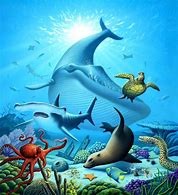 Image result for Sea Life Wall Art