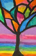 Image result for Oil Painting Abstract Trees