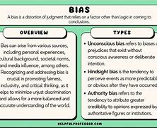 Image result for Kinds of Biases