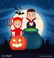 Image result for Halloween Scene Art