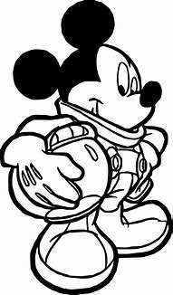 Image result for Space Mickey Mouse Coloring Pages