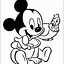 Image result for Mickey Mouse Baby Coloring