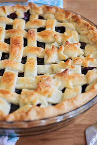 Image result for Homemade Blueberry Pie