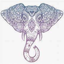 Image result for Tribal Elephant Outline