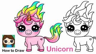 Image result for Drawing a Cute Baby Unicorn