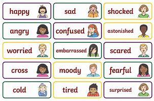 Image result for Feelings and Emotions Cards