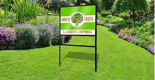 Image result for Yard Sign Posts Metal