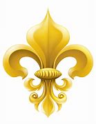 Image result for Gold Fleur De Lis Clip Art