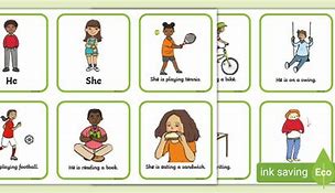 Image result for He/She Me Phonics Cards