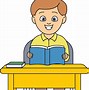 Image result for Kid at Desk Clip Art