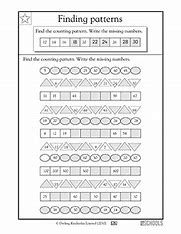 Image result for Printable Pattern Worksheets 2nd Grade