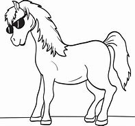 Image result for Cute Horse Coloring Pages