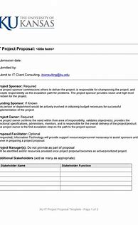 Image result for One Page Proposal Template