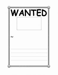 Image result for Blank Wanted Poster Template