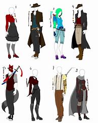 Image result for Anime Male Outfit Concept Art