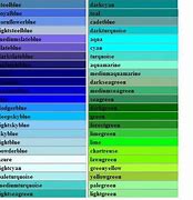 Image result for Blue Green Colour Names