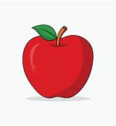 Image result for Apple Cartoon Coloring Page