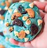 Image result for Cookie Monster Chocolate Chip Cookies