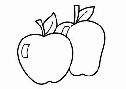 Image result for Apple Coloring Page