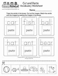 Image result for Kindergarten Vocabulary Words