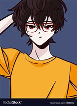 Image result for Anime Boy with Glasses and Girl