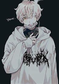 Image result for Anime Boy in Hood