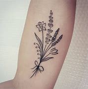 Image result for Wildflower Bouquet Tattoo