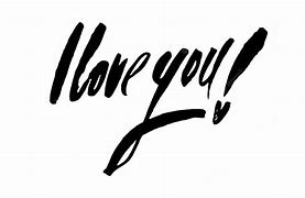 Image result for i love you vector calligraphy