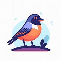 Image result for Bird in a Branch Vector Black