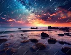 Image result for Forest Moon Night Starry Sky