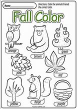 Image result for Fall Color Printables