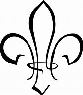 Image result for Fleur De Lis Red White Blue