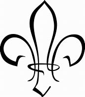 Image result for Fleur De Lis Line Design