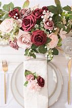 Image result for Dusty Rose Gold Artificial Flowers