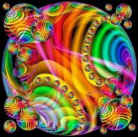 Image result for Rainbow Fractal Art