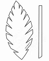 Image result for Pink Spear Palm Leaf Template