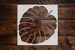 Image result for Leaf Stencil Art