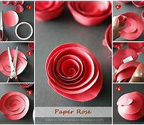 Image result for Making a Rose with Paper Tutorial