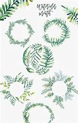 Image result for Watercolor Greenery