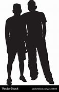 Image result for 2 Boys Silhouette