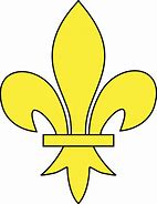 Image result for Gold Fleur De Lis with Black Background