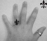 Image result for Fleur De Lis Finger Tattoo