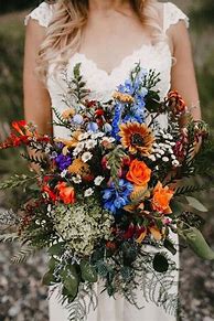 Image result for Boho Wildflower Bouquet