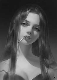 Image result for Realistic Anime Girl Drawing