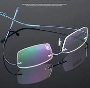 Image result for Titanium Rimless Glasses Frames