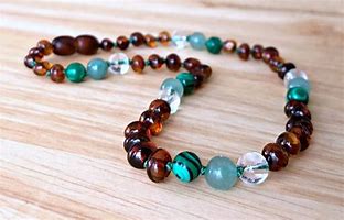 Image result for Amber Necklace for Boys