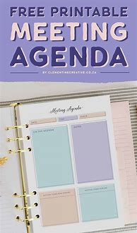 Image result for Meeting Agenda Template