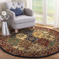 Image result for Round Burgundy Rug