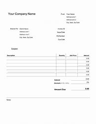 Image result for invoice template pdf for products