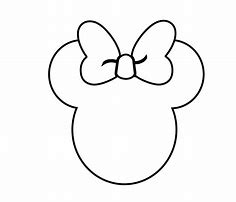 Image result for Mickey Mouse Outline